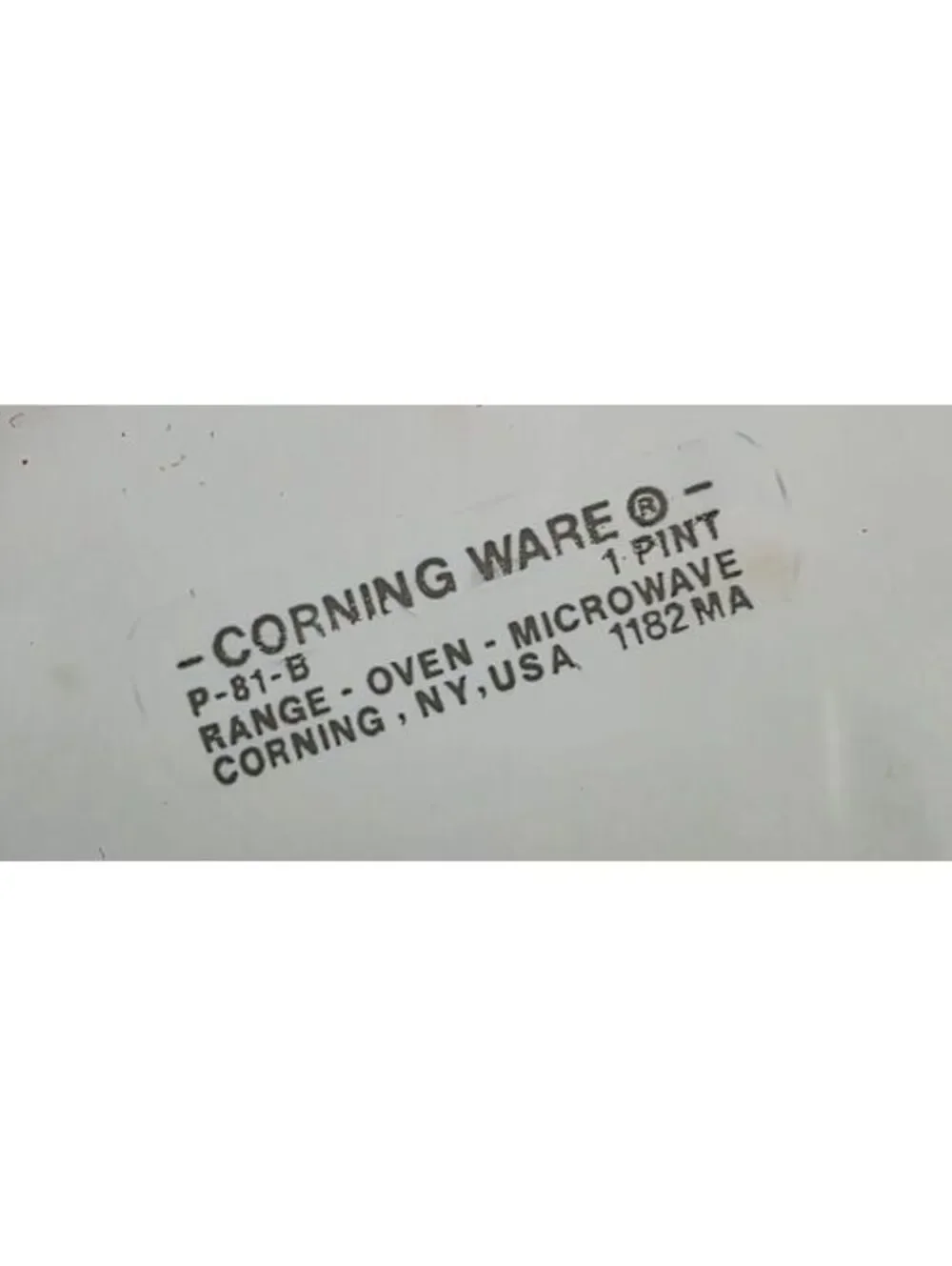 Vintage Corning Ware P-81-B 1 Pint Saucepan Menuette Stovetop Oven Microwave